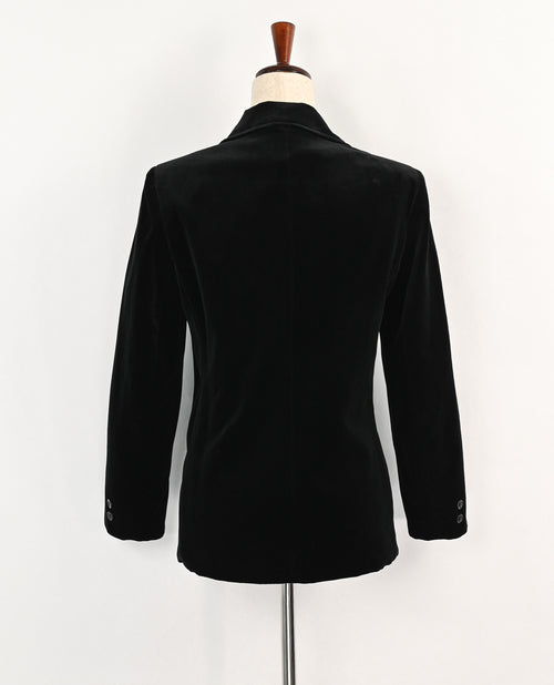 Vintage 80s/90s Black Velvet Blazer Jacket
