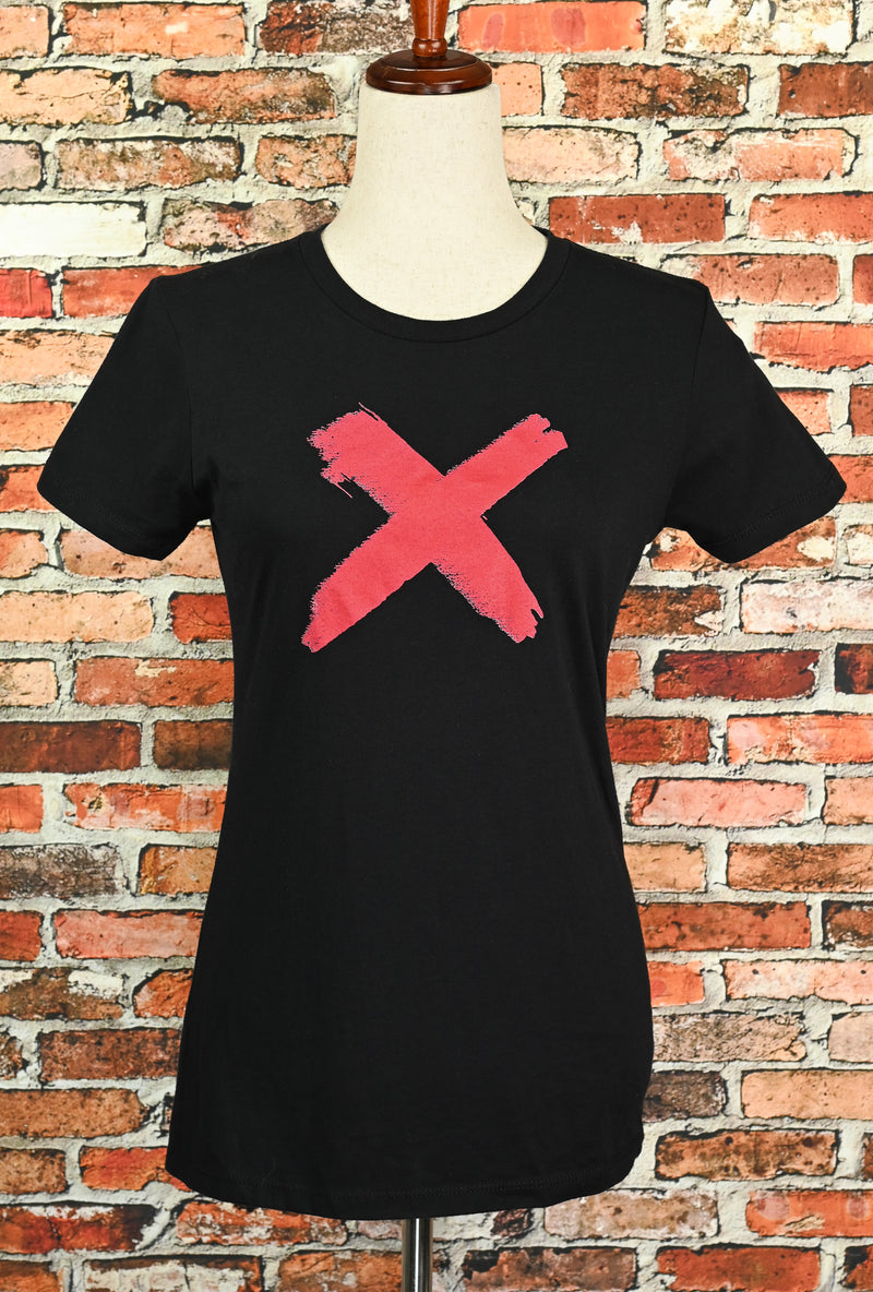 Black Red X Short Sleeve T-Shirt - M