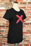 Black Red X Short Sleeve T-Shirt - M