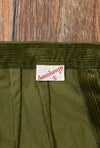 Vintage 80s Green Corduroy DONNKENNY High Waisted Pencil Skirt - 8