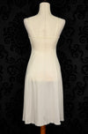 Vintage 60s Ivory VIOLETTE Nylon Nightgown Slip Dress - 34