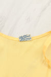 Vintage 40s Yellow Celanese Taffeta THE SNIP-IT SLIP Full Slip Dress - 32