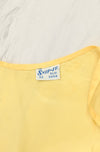 Vintage 40s Yellow Celanese Taffeta THE SNIP-IT SLIP Full Slip Dress - 32