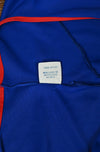 Vintage Royal Blue and Red Embroidered Lips Nylon Nightgown - LG