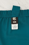 Vintage 90s/2000s Teal FE USA Fit & Flare Dress - L