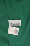 Vintage 70s/80s Green Polyester ROAMAN'S Long Sleeve Fit & Flare Dress