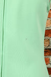 Vintage 60s Blue Green SEARS Fashions Polyester Maxi Dress