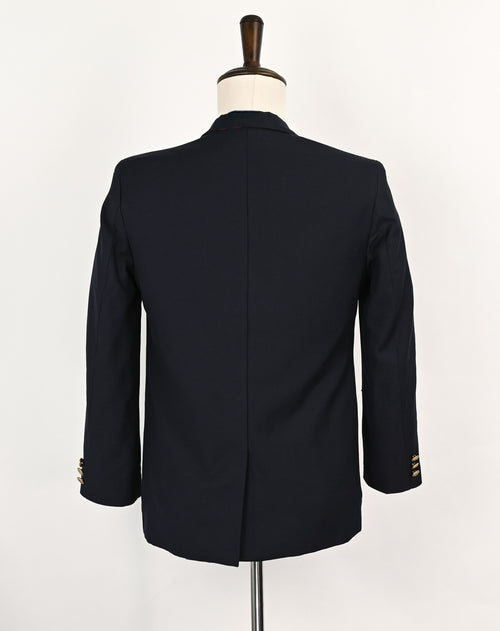 Dark Blue IZOD Blazer Jacket w/ Faux Gold Buttons - 16 REG