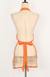 Vintage 70s Orange & White HOLLY HOBBIE "Love's a stirrin'" Full Apron