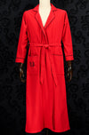 Vintage 70s Red PIERRE CARDIN Full Length Robe - M