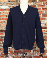 Vintage 80s Dark Blue JANTZEN Acrylic Cardigan Sweater - XL