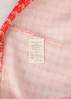 Vintage 70s Red & White Gingham Polyester Bell Bottom Pants - 10