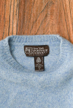 Vintage 90s Light Blue NEW YORK SPORTSWEAR EXCHANGE Wool Pullover Sweater - M