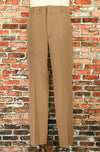 Vintage 70s Khaki Brown HUBBARD Polyester Dress Pants