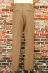 Vintage 70s Khaki Brown HUBBARD Polyester Dress Pants