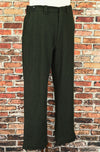 Vintage Dark Green Heavy Wool Hunting Pants