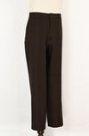 Vintage 70s/80s Dark Brown LEVI'S Action Slacks Polyester Dress Pants - 38 X 30
