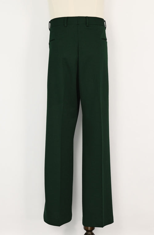 Vintage 80s Dark Green MONTGOMERY WARD Polyester Dress Pants - 44
