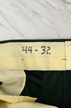 Vintage 80s Dark Green MONTGOMERY WARD Polyester Dress Pants - 44