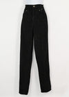 Vintage 80s Black OZARK MOUNTAIN High Waisted Bareback Denim Jeans - 13 X 36