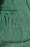 Vintage 50s/60s Green GIRL SCOUTS Cotton Button Up Uniform Dress