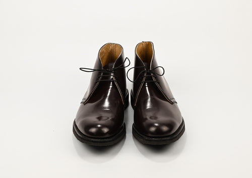 Vintage Dark Dark Brown Leather WORK AMERICA Ankle Chukka Boots - 12 E