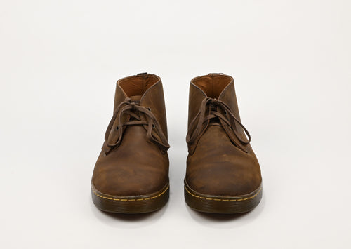 Brown Crazy Horse Leather DR. MARTENS "Cabrillo" Ankle Chukka Boot - US 12