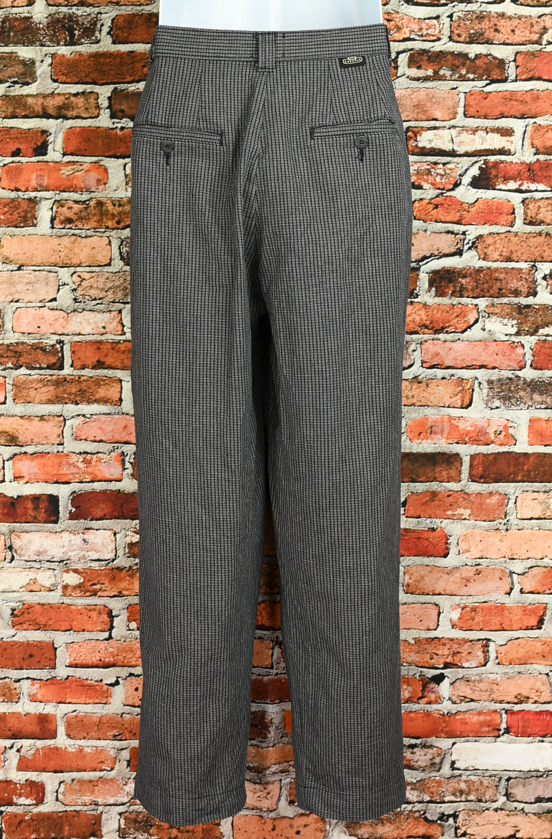 Vintage 90s Blue & Grey Checkered LEE CASUALS Dress Pants - 14 Med