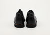 Black SIMPLE "Dylan" Textured Leather Lace Up Chukka Shoes - 10-1/2
