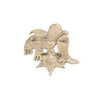 Vintage Metal Western U.S. Brooch Pin