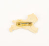 Vintage 40s Early Plastic Bulldog Brooch