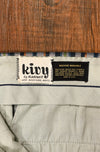 Vintage 60s/70s Grey & Blue Plaid KIVY BY MADEWELL Cuffed Polyester Dress Pants