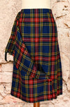 Vintage 80s/90s JEDBURGH KILTMAKERS Tartan Plaid Pleated Wool Kilt Skirt - 16
