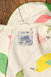 RARE Vintage 50s White LITTLE STAR Bird Detailing Dress