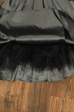 Vintage 2000s Silver JODY CALIFORNIA Short Sleeve Fit & Flare Dress - 3/4