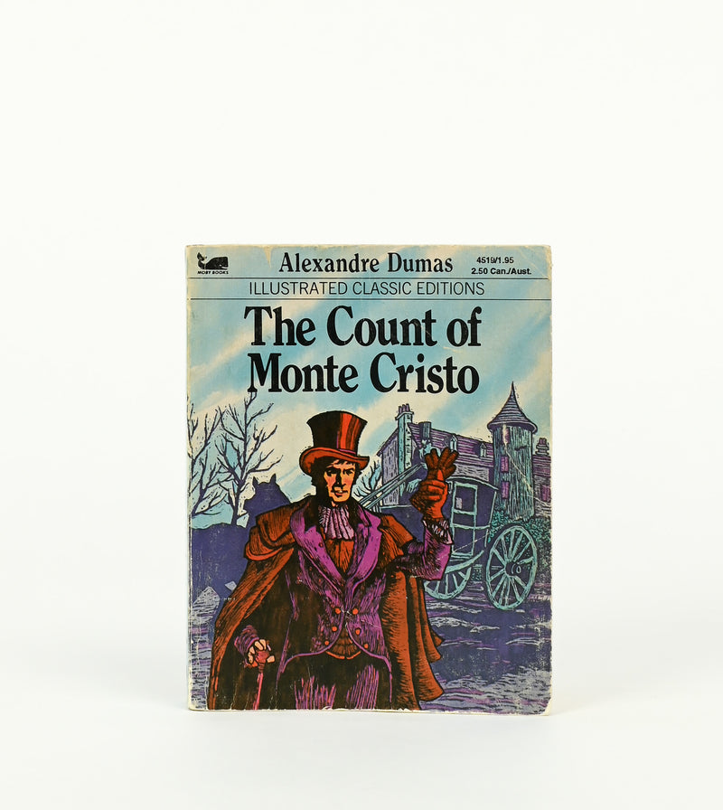 1979 Illustrated Classic Edition - THE COUNT OF MONTE CRISTO - Alexandre Dumas - Paperback Book