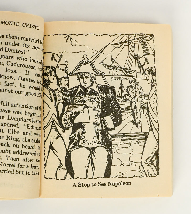 1979 Illustrated Classic Edition - THE COUNT OF MONTE CRISTO - Alexandre Dumas - Paperback Book