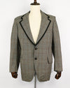 Vintage Black & White Plaid ROMAN STYLE by BRIONI Suit Jacket Sports Coat - 46/56