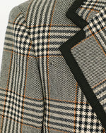Vintage Black & White Plaid ROMAN STYLE by BRIONI Suit Jacket Sports Coat - 46/56
