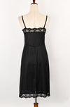 Vintage 50s/60s Black BEAU TRIX Nylon Nightgown Slip Dress - 42