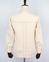 Vintage 70s White LEVI'S PANATELA TOPS Long Sleeve Snap Button Up Shirt Jacket - Small