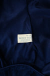 Vintage 70s Dark Blue VANITY FAIR Peignoir Robe - 34