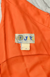 RARE Vintage 60s Orange Polyester JAKS Pleated Overlay Dress