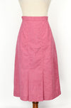 Vintage 80s Pink FRANK LEE High Waisted Midi Skirt