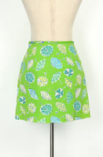 Vintage Green & Blue Umbrella BRIGGS NEW YORK Mini Skort - 10