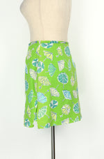 Vintage Green & Blue Umbrella BRIGGS NEW YORK Mini Skort - 10