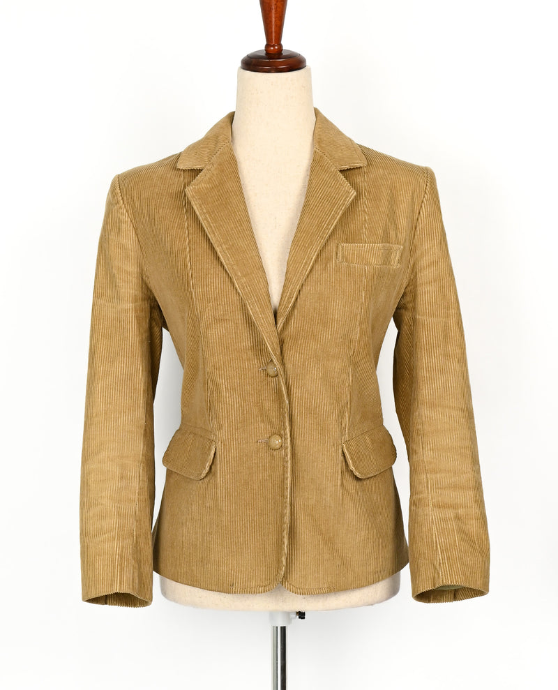 Vintage 90s/2000s Light Brown STOCKTON Corduroy Blazer Jacket - 10
