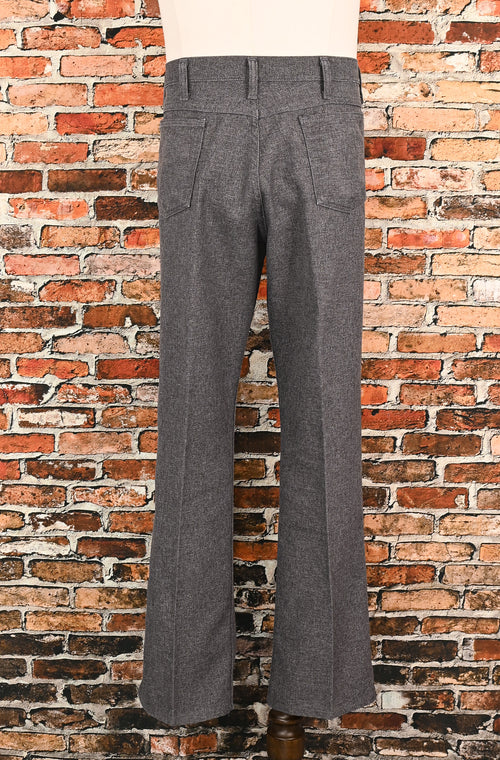 Vintage 70s/80s Grey WRANGLER Western Polyester Dress Pants - 36 X 32