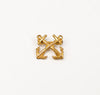 Vintage Gold Tone H-H IMPERIAL Military Anchor Brooch Pin