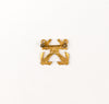 Vintage Gold Tone H-H IMPERIAL Military Anchor Brooch Pin